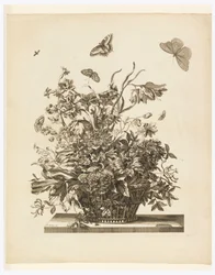 Tafel 10, aus dem Set Blumen in einem Korb
