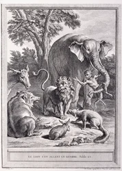Der Löwe zieht in den Krieg, ca. 1755-1759