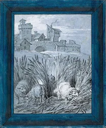 Schafe auf dem Feld