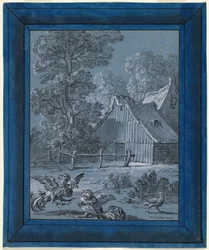 Das Rebhuhn und die Hähne