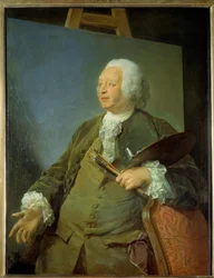 Porträt des Malers Jean Baptiste Oudry
