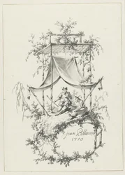 Komposition im Chinoiserie-Stil