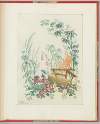 Ornamentales Design aus "Nouvelle suite de cahiers arabesques chinois a l