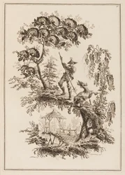 Tafel 10, aus "Suite de Douze Pêcheurs et Chasseurs"