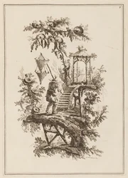 Platte 4, "Suite de douze Pêcheurs et Chasseurs"