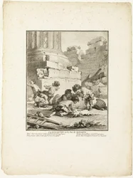 Das Grübchen oder Das Spiel der Steine, aus Die Spiele der Bengel von Paris
