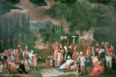 Eine türkische Jagdgesellschaft mit Sultan Ahmed III.