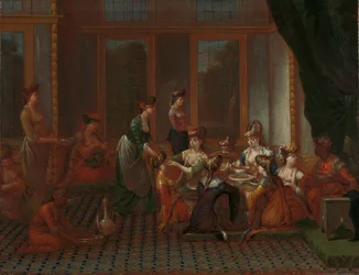 Bankett von angesehenen türkischen Frauen