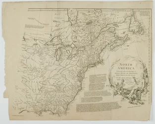 Nordamerika, graviert von Richard William Seale, 1752