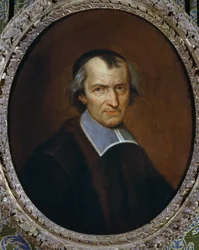 Porträt von Antoine Arnauld, französischer Jansenist-Theologe, Gemälde von Jean Baptiste de Champaigne