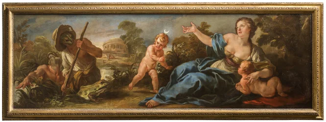 Latona und die lykischen Fischer, ca. 1715-16