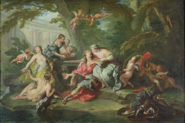 Renaud in den Armen von Armide