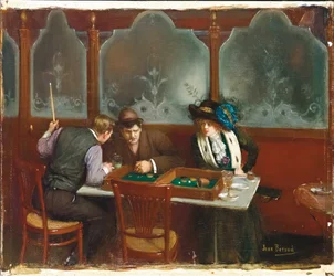 Im Café, 1909