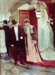 Paar in der Oper
