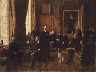 Der Salon der Gräfin Potocka, 1887