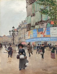 Paris, rue du Havre, um 1882