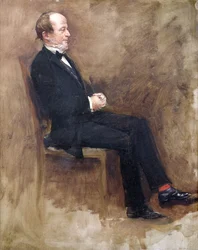 Porträt von John Lemoine (Studie für Hansard)