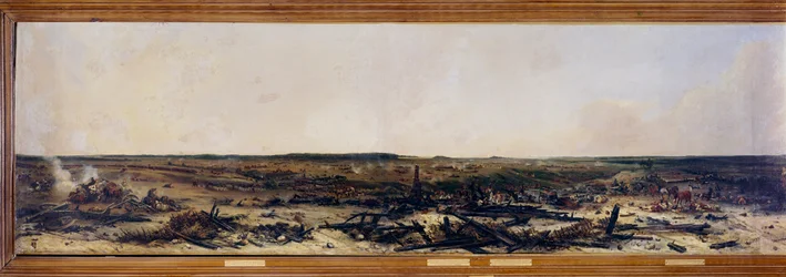 Russlandfeldzug: Panorama der Schlacht von Moskau am 07.09.1812