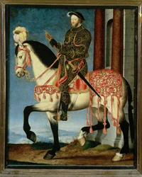 Reiterporträt von Franz I. von Frankreich