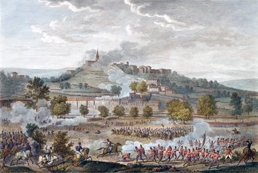 Die Schlacht von Montebello und Casteggio, Italien, 20 Prairial, Jahr 8, 9. Juni 1800