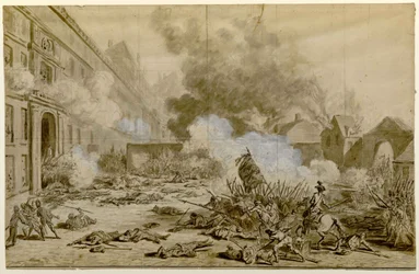 Die Eroberung des Tuilerienpalastes, ca. 1793