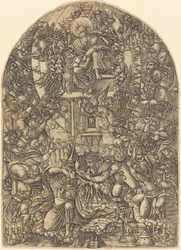 Der heilige Johannes wird in den Himmel gerufen