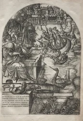 Die Apokalypse: Duvet studiert die Apokalypse, 1555