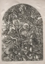 Die Apokalypse: Das Tier mit sieben Köpfen und zehn Hörnern, 1546-1556