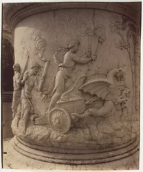 Versailles, Entführung der Proserpina durch Pluto von Girardon, (Detail)
