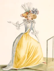 Collerette à la Henri IV, Platte aus 