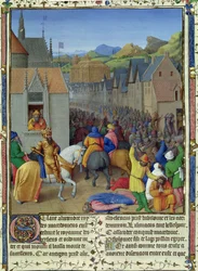 Einzug von Ptolemaios Soter in Jerusalem um 30 v. Chr., Illustration aus 
