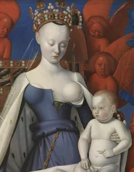 Jungfrau und Kind umgeben von Cherubim und Seraphim, Detail