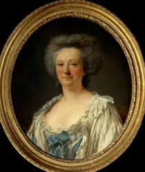 Porträt von Madame Geoffrin (Marie-Therese Rodet)
