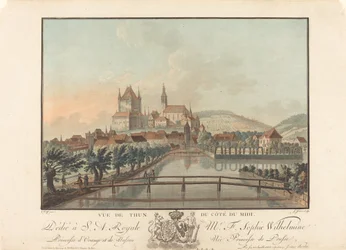 Vue de Thun du Cote du Midi