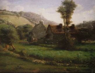 Hütte in einer Landschaft, c.1871