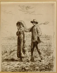 Zur Arbeit gehen, 1863