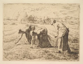 Die Ährenleserinnen, 1834-75