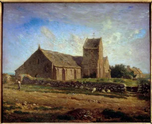 Ansicht der Kirche von Greville
