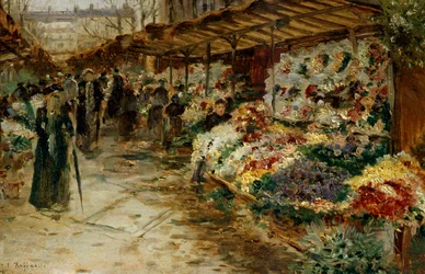 Blumenmarkt, 1882