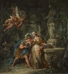 Jason schwört Medea ewige Zuneigung