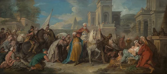Der Triumph von Mordechai, ca. 1736