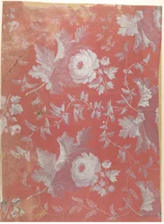 Entwurf für gemusterten Seide, ca. 1780-1825