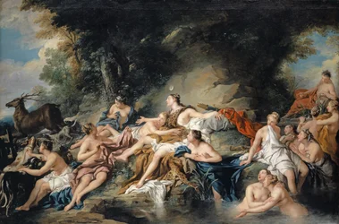 Diana und Aktaion, 1734