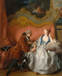 Die Liebeserklärung, ca. 1724.