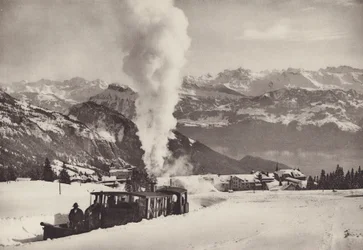 Rigi Kaltbad, Wintersportzug der Vitznau Rigi Bahn