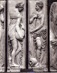 Reliefs vom Brunnen der Unschuldigen (Detail)