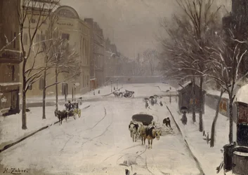 Die Rennes-Raspail-Kreuzung, ca. 1889