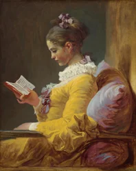 Lesende Frau