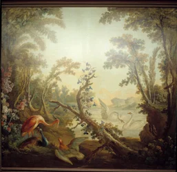 Marteau-Lounge-Schild: Schwanenlandschaft.