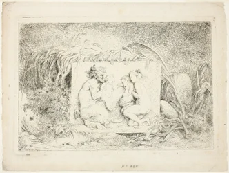 Tanzende Satyrn, aus Bacchanales oder Satyrspiele